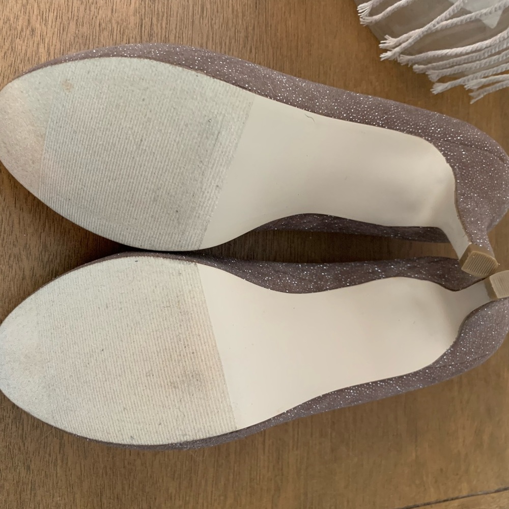 NEW Madden Girl blush glitter pumps heels / Size 8 / Getta style - Picture 6 of 11